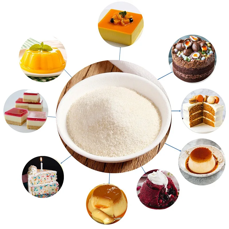 Wholesale Halal Edible Gelatin Powder From Bovine Skin for Gummies 120 Bloom